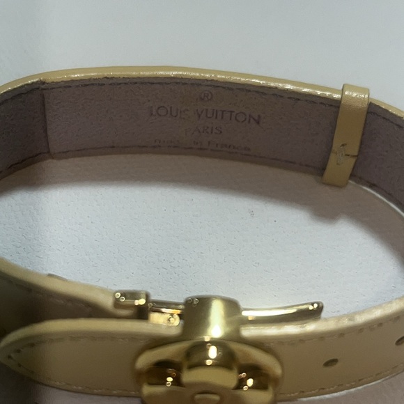 Louis Vuitton Beige Leather Bracelet - Picture 7 of 9